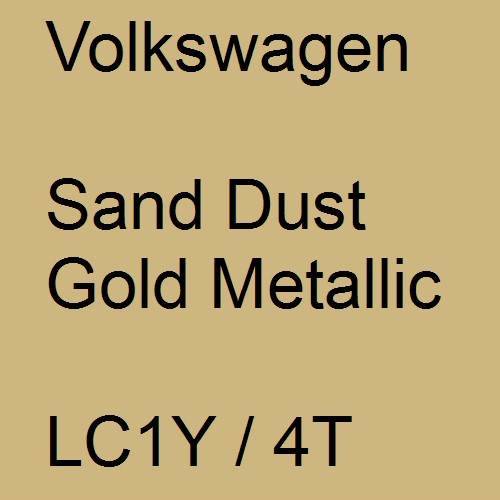 Volkswagen, Sand Dust Gold Metallic, LC1Y / 4T.